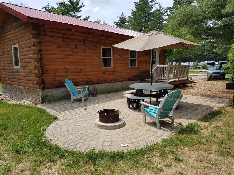 Private patio area