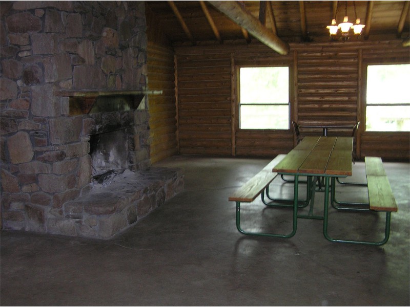 Common Area Fireplace in Cedar Lodge