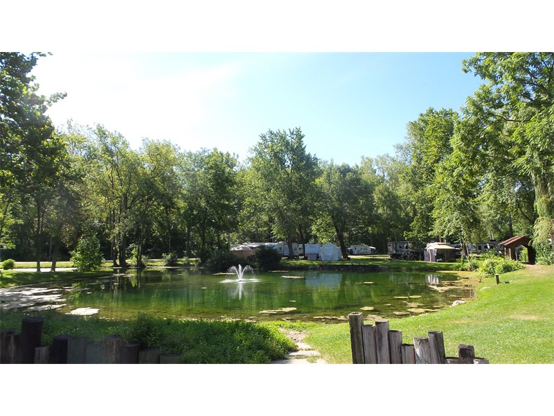 Stocked fishing pond