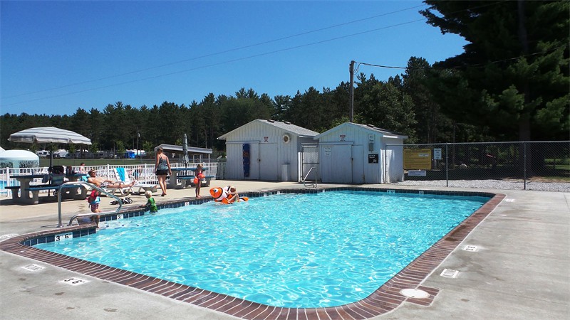 Smaller heated pool