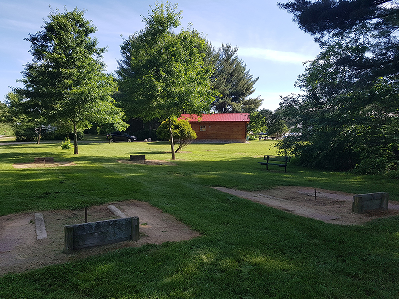 Horseshoe Pits at Eby's Pines RV Campground