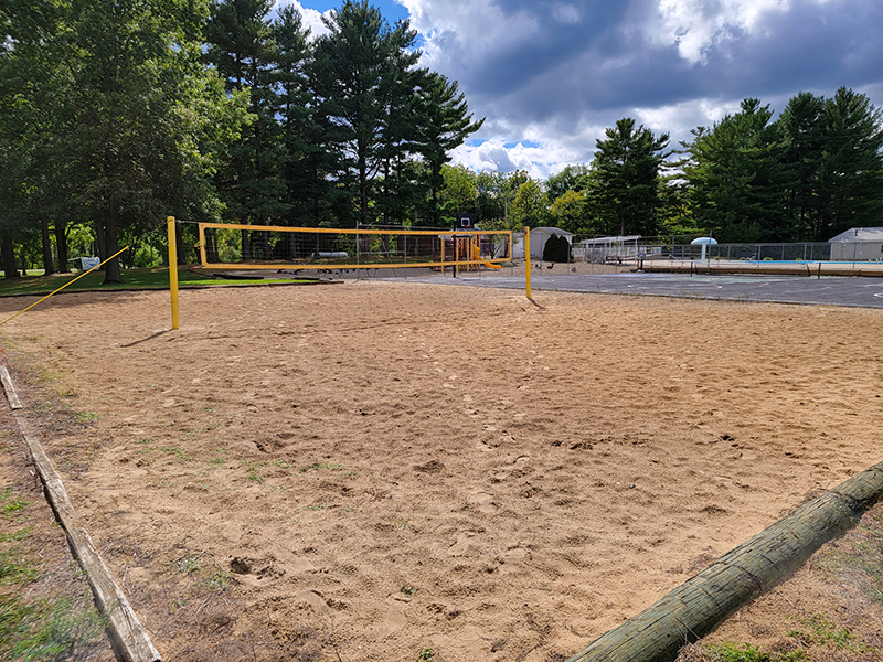 Sand Volleyball Court at Eby's Pines RV Campground